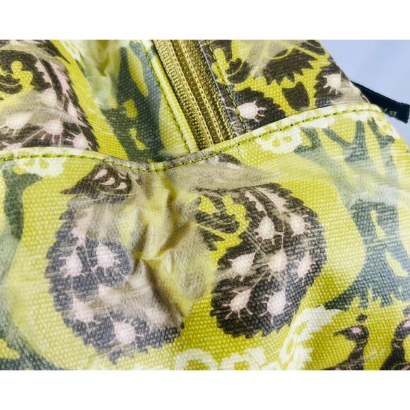 Petunia Pickle Bottom Lime Green Peacock Water Resistant Diaper Bag Shoulder - Picture 8 of 14